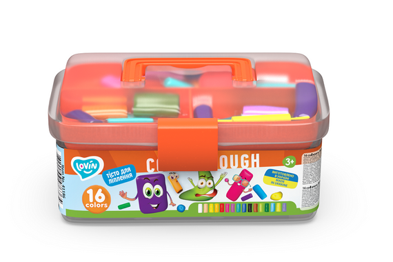 Набор для творчества с тестом 16 colors Box 41186 Lovin в пластиковом боксе (4820199476365)