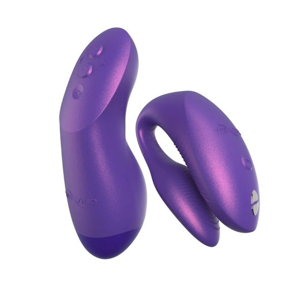 Вібратор для пар We-Vibe Chorus Pro Cosmic Purple з пультом і додатком, фіолетовий Sex Aura | Зображення 2