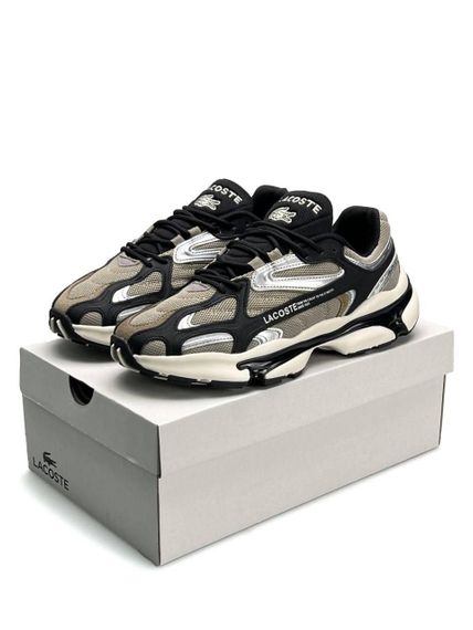 Мужские кроссовки Lacoste L003 2K24 Brown Blac (текстиль) A3924 46 | Зображення 2