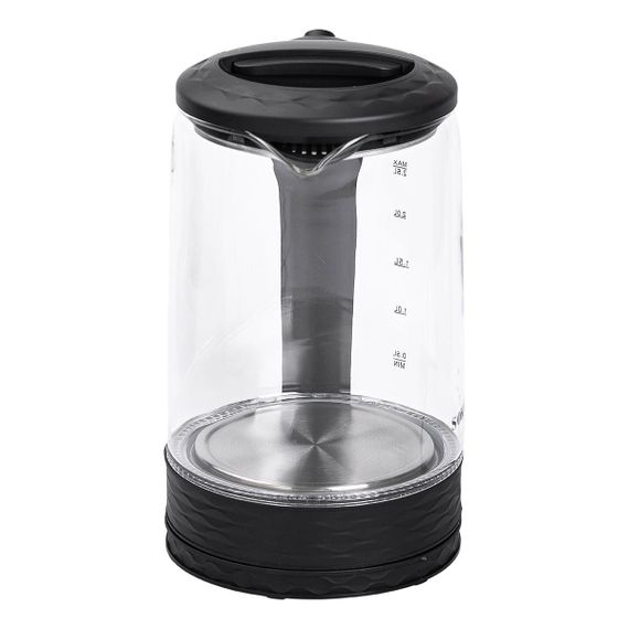 Електричний скляний чайник 2,5 л Sokany чайник дисковий для дому 1500 Вт | Зображення 1