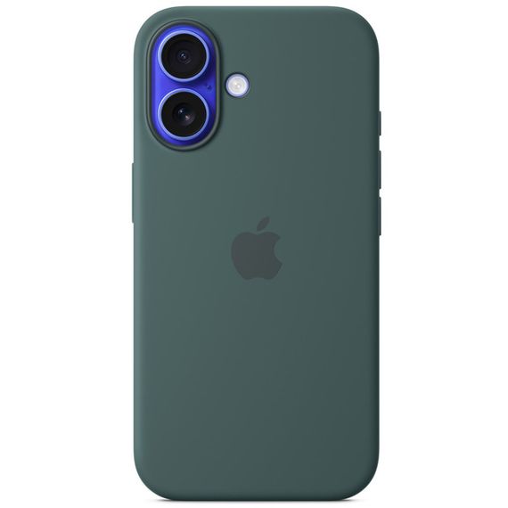 Чохол Silicone case (AAA) full with Magsafe and Animation для Apple iPhone 16 (6.1") Lake Green | Зображення 1