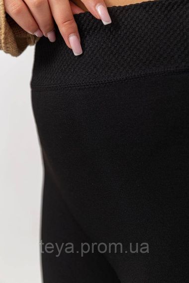 Лосини на хутрі безшовні, колір чорний, розмір M-XXXL FA_008615 | Зображення 5