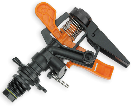 Зрошувач пульсівний Bradas BLACK LINE AQUA JET із зовнішньою різьбою 1/2"/ø22 м AJ-TS6001