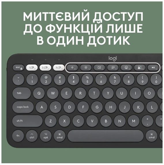 IT набір Logitech Pebble 2 Combo for Mac Tonal Graphite | Зображення 4