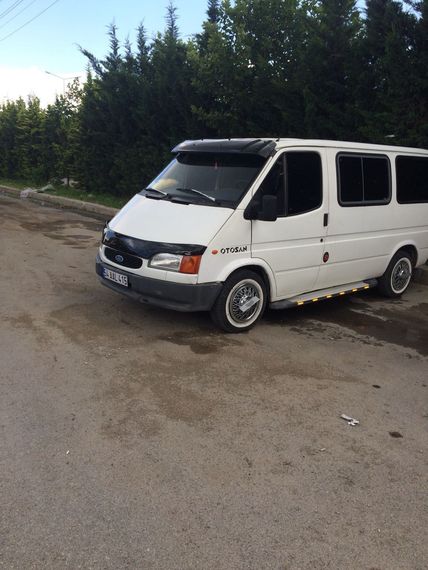 Козырек на лобовое стекло (черный глянец, 5мм) для Ford Transit 1991-2000 гг | Зображення 3