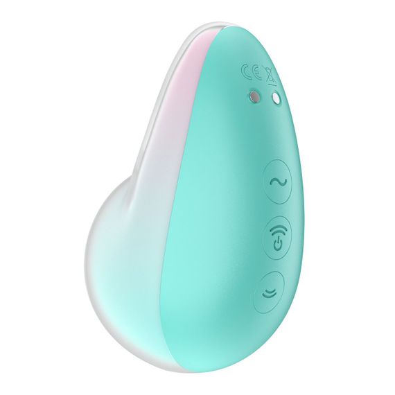 Вакуумний стимулятор з вібрацією Satisfyer Pixie Dust Mint/Pink | Зображення 3