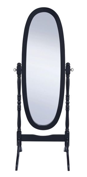 Зеркало напольное овальное Onder Mebli MS-8007-BK, деревянная рама, вращающееся | Зображення 2
