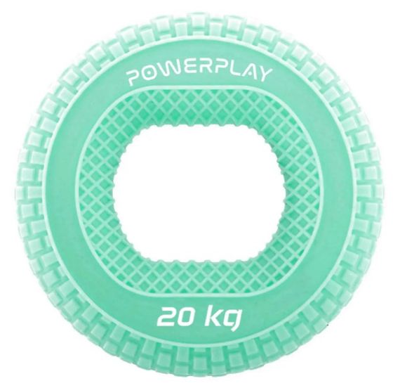 Еспандер кистьовий силіконовий PowerPlay PP-4333 Hand Grip Medium 20 кг Зелений (PP_4333_Green_20kg)