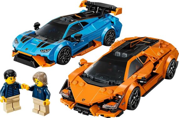Конструктор ігровий Speed ​​Champions Lamborghini Revuelto та Huracán STO 77238 607 деталей