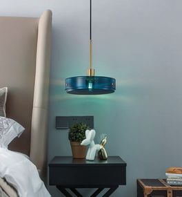 Люстра підвісна на 1 лампочку 26630 Золото 35-140х30х30 см.