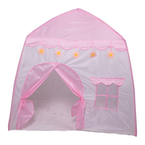 Дитячий ігровий намет будиночок для дівчаток 125×100×120 см намет будиночок для дітей Рожевий HP-S-1NDP | Зображення 8