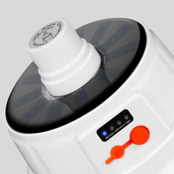 Ліхтар на сонячній батареї для кемпінгу Solar BL-2022 / Акумуляторна підвісна лампа | Зображення 5