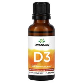 Витамин D3 Swanson Vitamin D3 Higher Potency 2,000 IU (50 мкг) 29,6 мл
