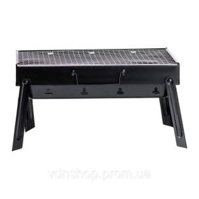 Мангал переносной складной с решеткой 43×30×23.5 см HP450M