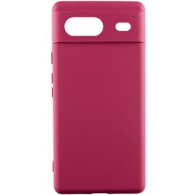 Чохол Silicone Cover Lakshmi Full Camera (AAA) для Google Pixel 8a Бордовий / Plum