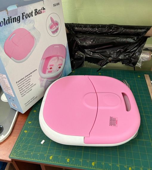 Ванна для ног гидромассажная sq-806 pink | Зображення 4