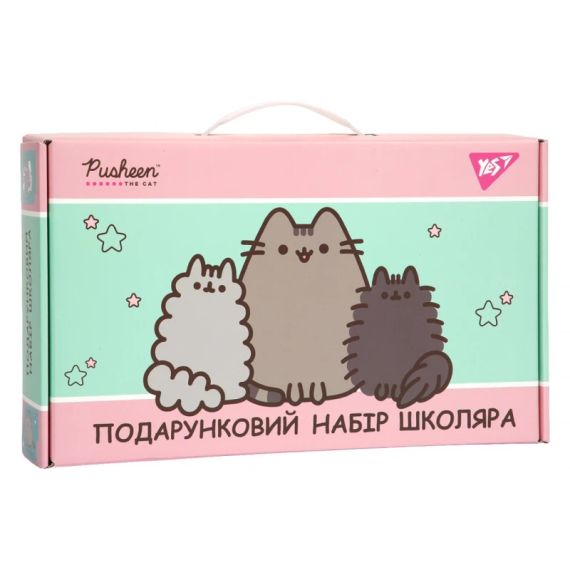Набір канцелярії Подарунковий набір школяра Pusheen YES 450245 Різнокольоровий shop (5056574474476)