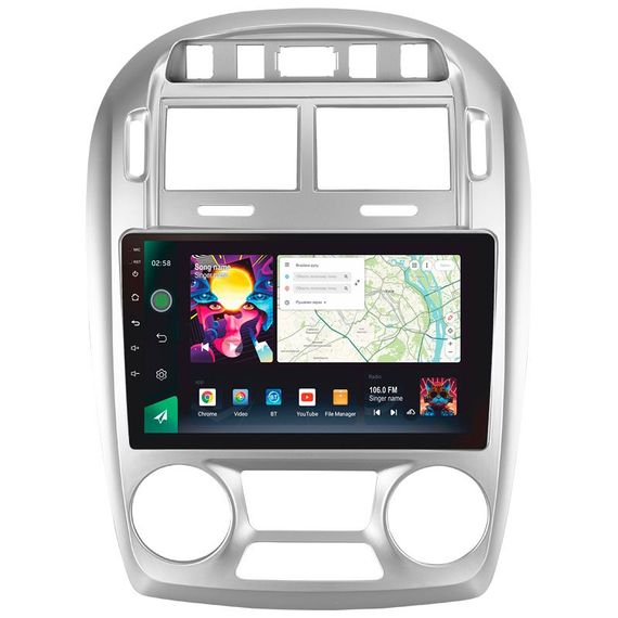 Штатна магнітола Sigma PRO 9464 4+64 Gb Kia Cerato 1 LD 2004-2008 (F2) 9"