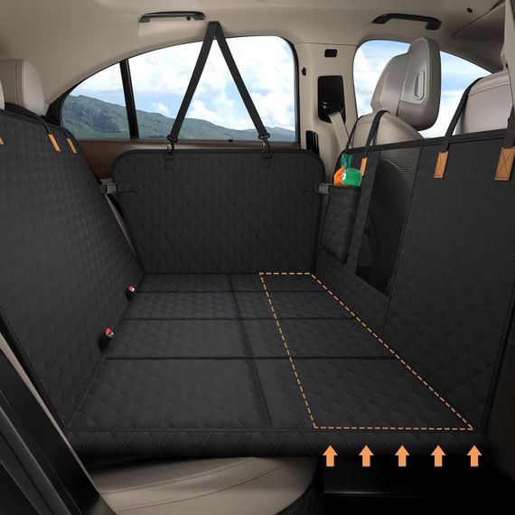 Чехол для перевозки собак на заднее сиденье авто, автогамак водонепроницаемый накидка защитная подстилка