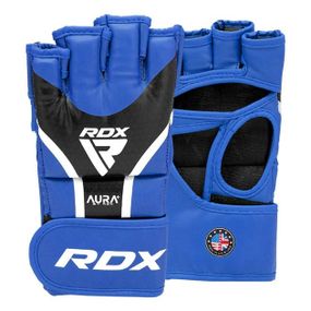 Перчатки для ММА RDX AURA PLUS T-17 Blue/Black L