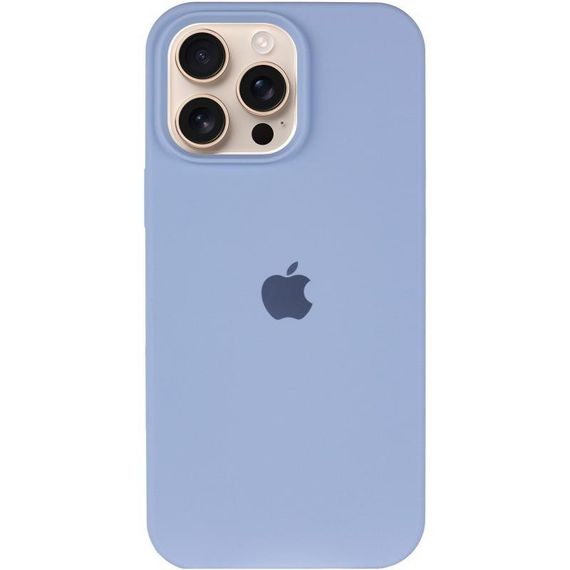 Чехол Silicone Case Full Protective (AA) для Apple iPhone 14 Pro (6.1") Голубой / Lilac Blue | Зображення 1