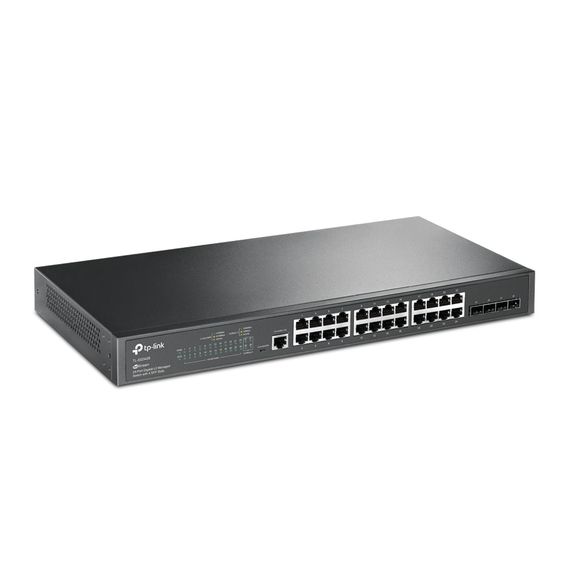 Комутатор TP-Link SG3428 24xGE, 4xSFP, Керований L2 (SG3428) | Зображення 1