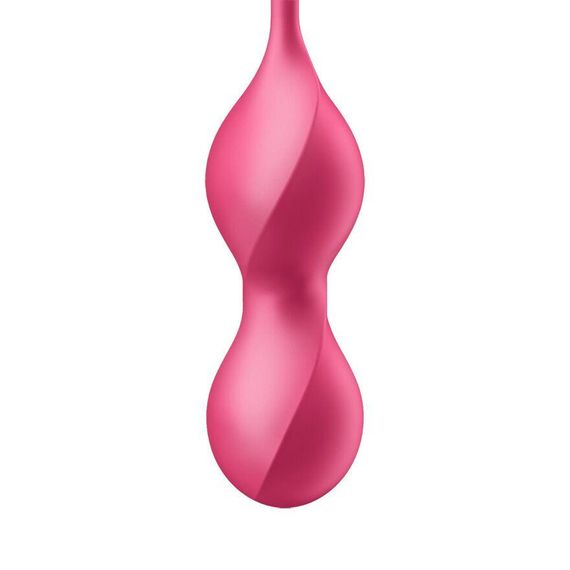 Вагінальні смарт-кульки з вібрацією Satisfyer Love Birds 2 Connect App Red, 86 г, пульт ДК sexstyle | Зображення 3