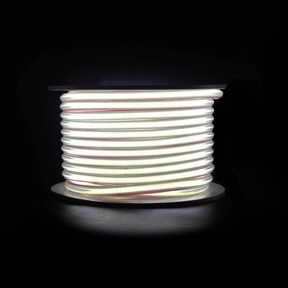 Світлодіодна LED стрічка PROLUM™ СОВ 288 LED IP67 220V Series "S" Білий (5500-6000К)