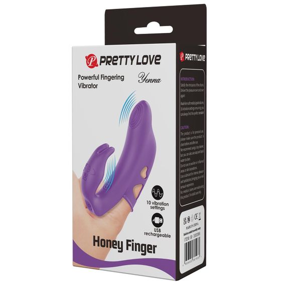 Вибростимулятор PRETTY LOVE YENNA HONEY FINGER, 10 vibration functions sexstyle | Зображення 15