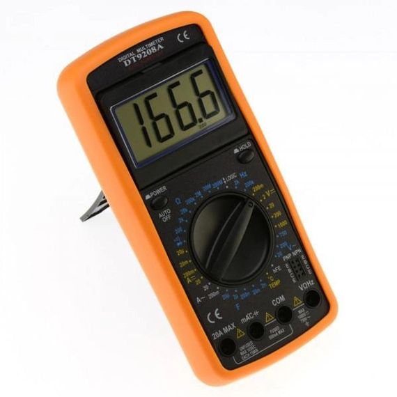 Мультиметр цифровой Digital DT-9208A универсальный, мультиметр для дома, FR-963 хороший мультиметр | Зображення 7