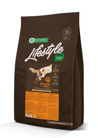 Корм Nature's Protection Lifestyle Grain Free Salmon with Krill Junior All Breeds сухий з лососем для цуценят 10 кг