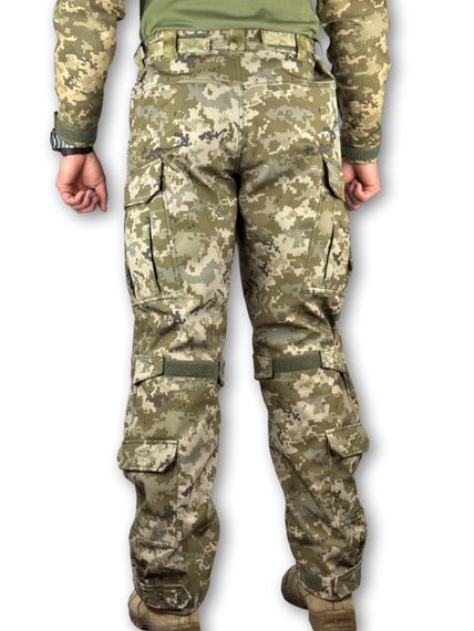 Тактичні штани Soft Shell з наколінниками "Піхота", Піксель |Розмір: 58/4 | Зображення 2
