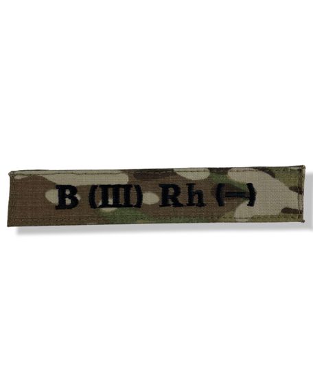 Нашивка група крові (В(III) Rh-) Мультикам