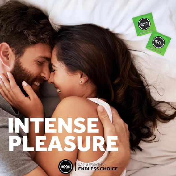 Презерватив - EXS Ribbed And Dotted Condom, 1 шт. | Зображення 2