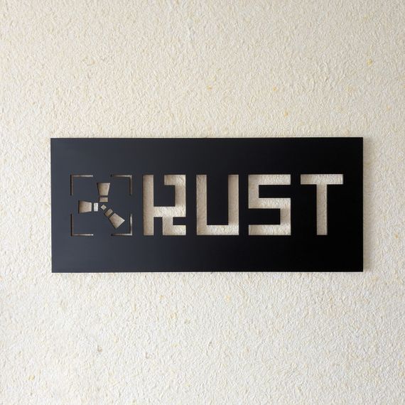 Панно декоративне картина на стіну Rust 560x180 acr-p000276