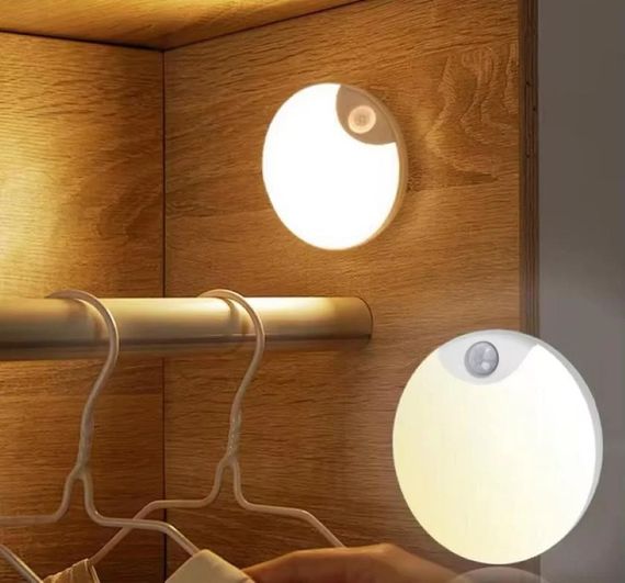 Круглый аккумуляторный LED-светильник AND HA-183 с датчиком движения | Зображення 1