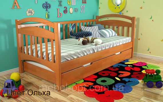 Дерев'яне ліжко Аліса 80х190 см Arbor Drev 80х200, 80х200 | Зображення 4