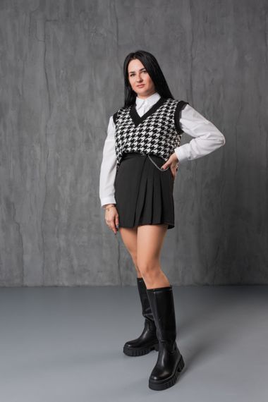 Сапоги женские Fashion Alvira 3867 36 размер 235 см Черный | Зображення 6