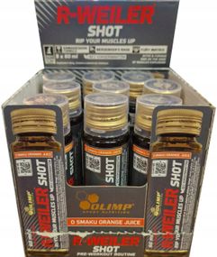 Передтренувальний комплекс Olimp R-WEILER Shot (апельсин) 9x60ml