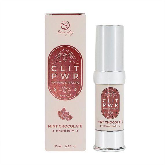 Бальзам для клітора з вібрацією - Secret Play Clit Pwr Mint Chocolate, 15 мл (05/2026) Sex Aura