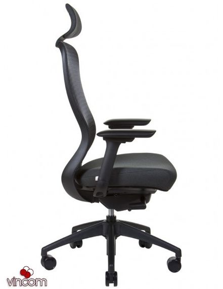 КРЕСЛО KRESLALUX IN-POINT (BLACK  M60999) ЭРГОНОМИЧНОЕ | Зображення 2