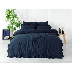 Постельное белье Limasso Stonewashed Exclusive Ranforse 200 х 220 см Dress Blue
