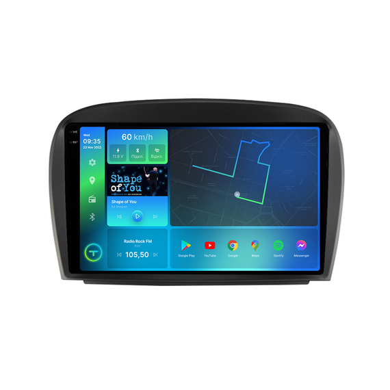 Штатна магнітола Torssen 2K Mercedes SL W230 04-11 F9432 4G Carplay DSP | Зображення 1