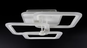 Люстра світлодіодна стельова LED світильник для квартири на стелю лед з пультом 25767 Білий 13х45х53 см.