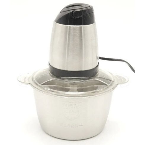 Блендер измельчитель кухонный 1200W металлическая чаша на 2 литра комбайн 2 скорости | Зображення 2