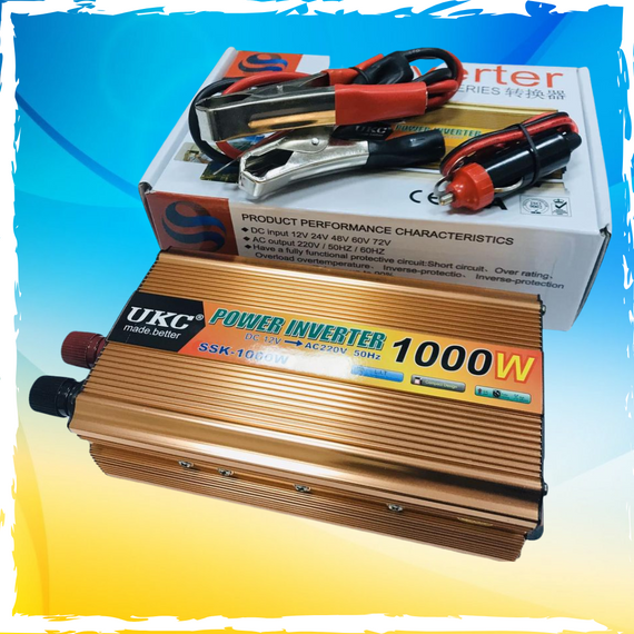 Преобразователь 1000W 12V-220V. Инвертор 1000W
