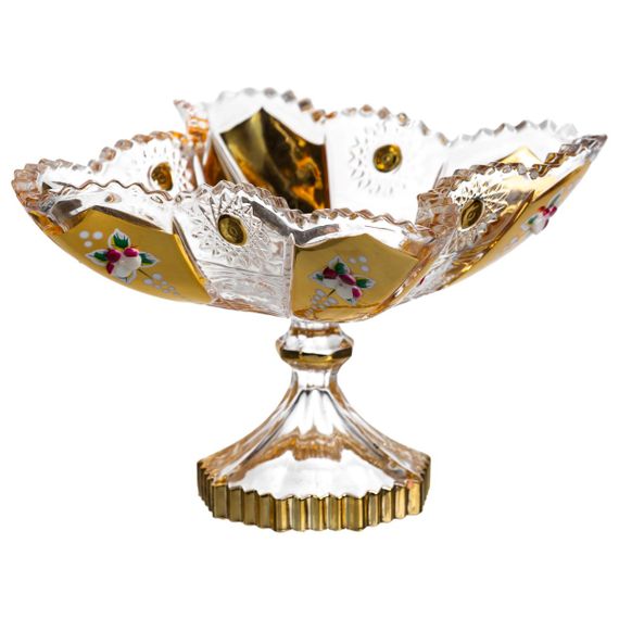 Цукерниця скляна Crystal 12 см Yiwu HP-34-139 | Зображення 4