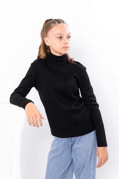 Водолазка для дівчинки (підліткова) Носи своє 152 Чорний (p-12371-137773)