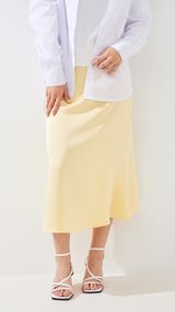 Спідниця кежуал однотонна жіноча LAWA WTC02359 XL Масляний shop (2000999509353)
