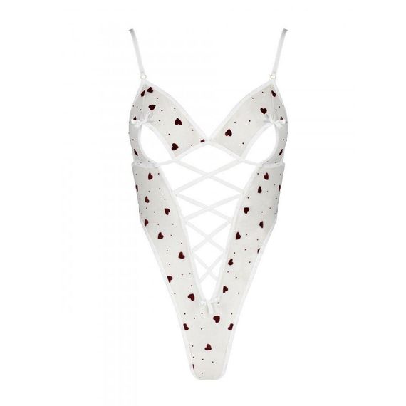Еротичний боді з малюнком LOVELIA BODY white L/XL - Passion | Зображення 4